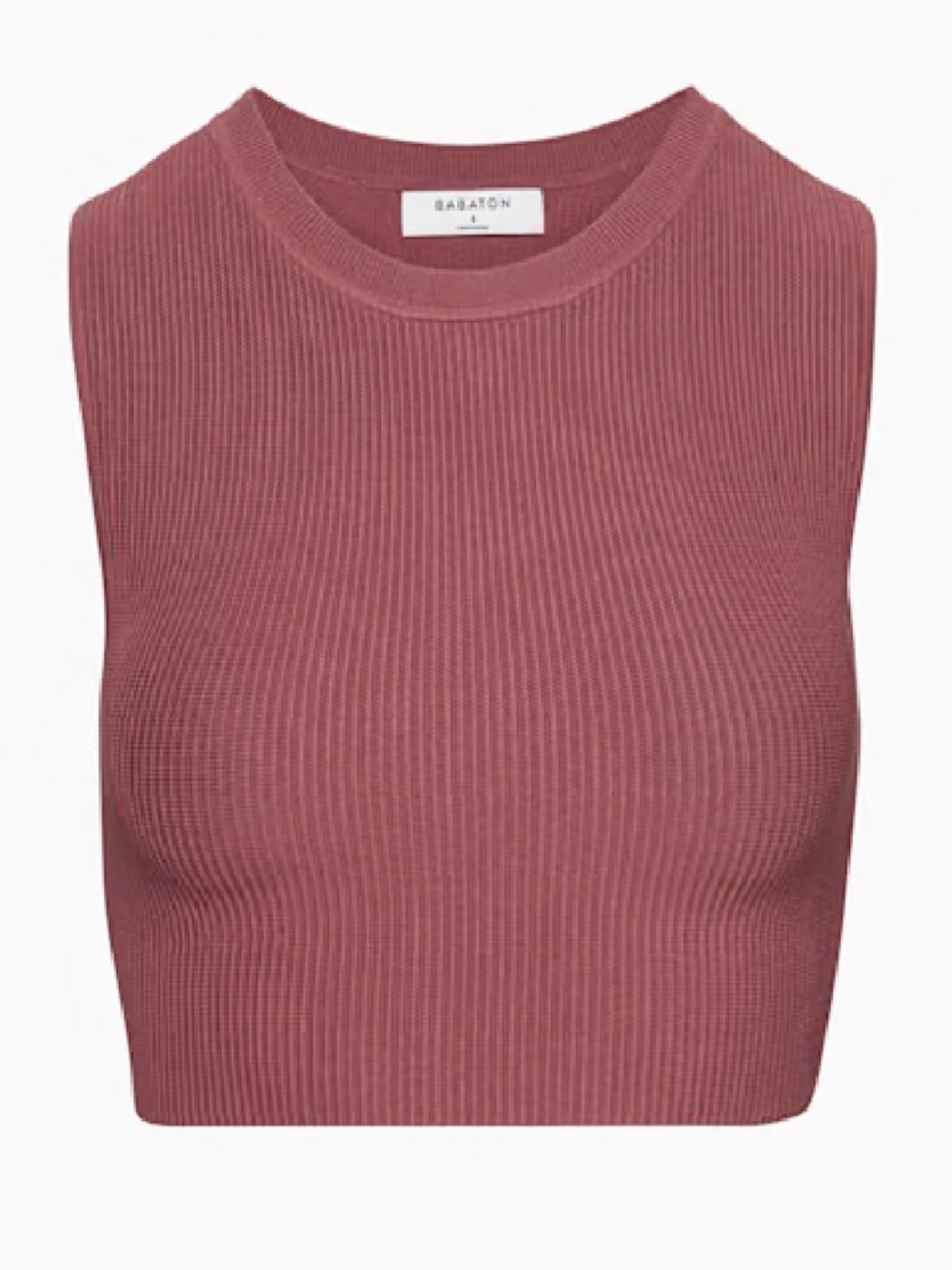 ARITZIA Babaton Sculpt Knit Muscle Cropped Tank
